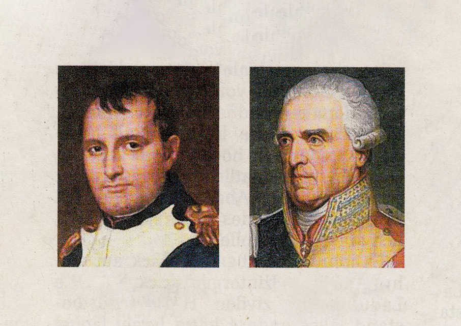 Kaiser Napoleon I. und Friedrich August I